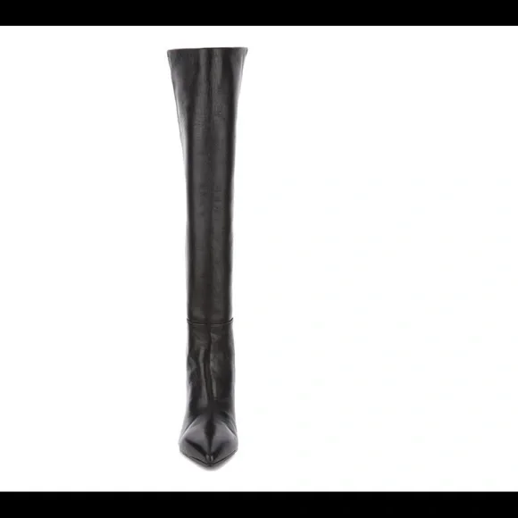 Stuart Weitzman Demi75 Womens Leather Tall Knee-High Boots - Picture 3 of 12